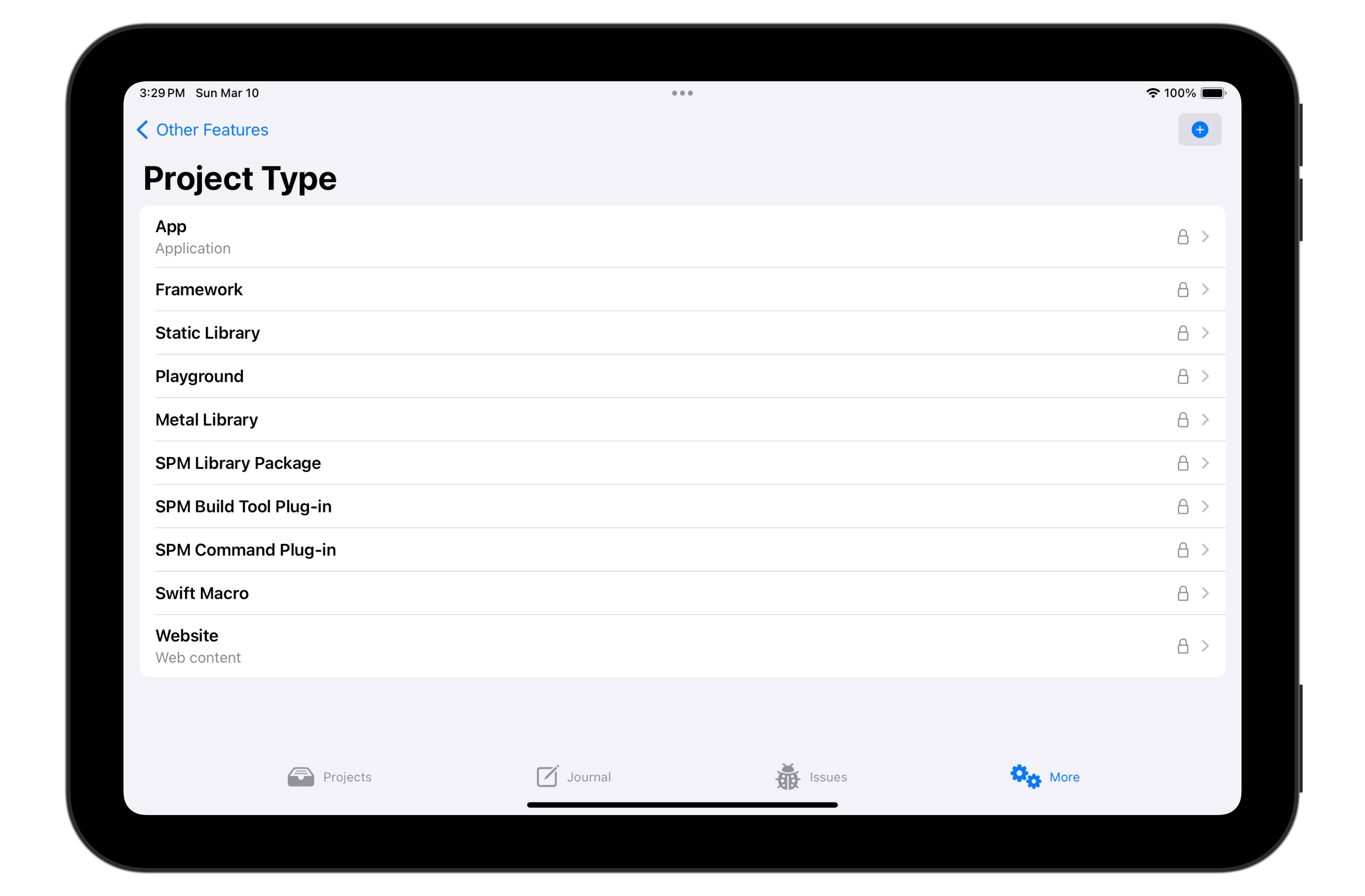 Project Types