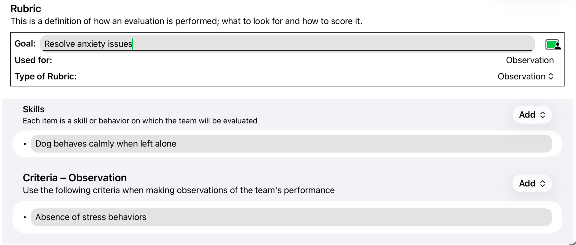 rubric